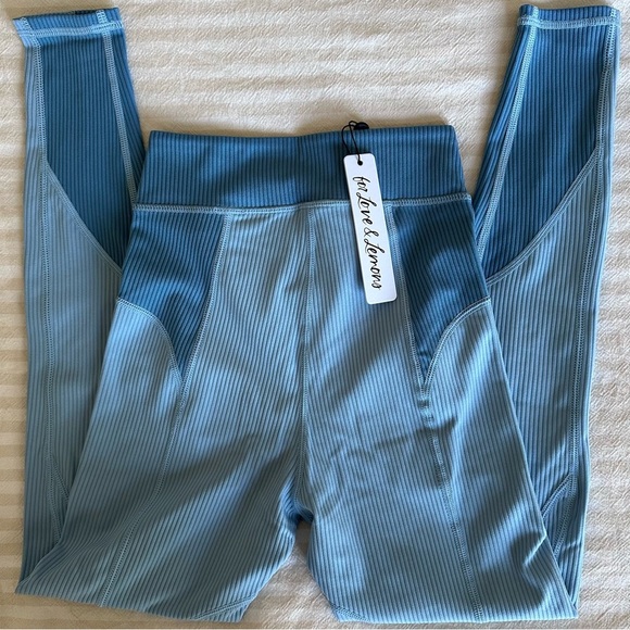 For Love and Lemons Blue Ella XXS Leggings NWT - Picture 6 of 6